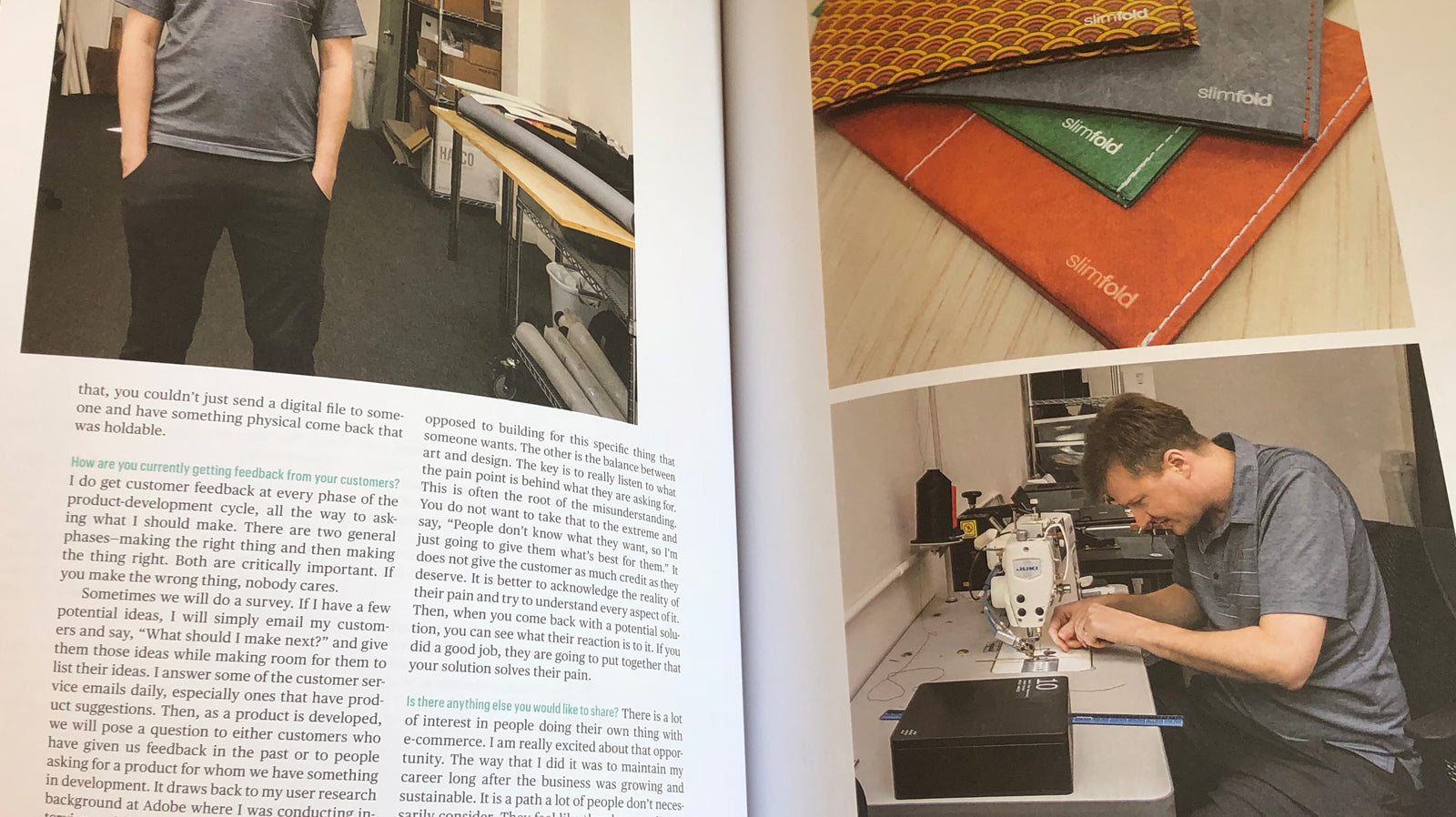 Content Magazine SlimFold Feature
