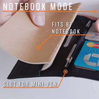 Passport Wallet with AirTag Pocket