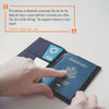Passport Wallet with AirTag Pocket in Passport Wallet with AirTag Pocket
