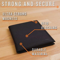 Passport Wallet with AirTag Pocket