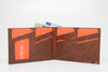 Original Tyvek® V2 - Double Fold Without Reinforcements in Brown/Orange,RFID-Brown/Orange