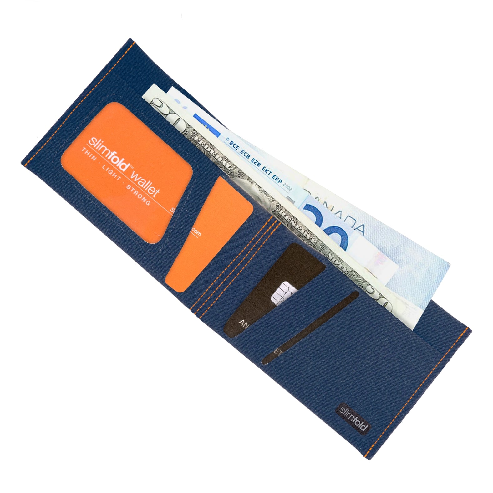 Navy/Orange,RFID-Navy/Orange
