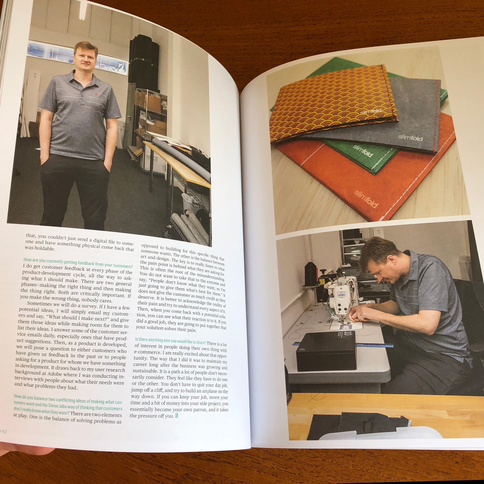 Content Magazine SlimFold Feature