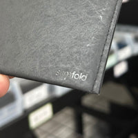 Black/Black MICRO Tyvek Deboss RFID - Warehouse Sale