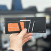 Black/Orange MICRO Tyvek RFID - Warehouse Sale in Black/Orange MICRO Tyvek RFID - Warehouse Sale