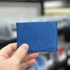 Blue/Black MICRO Tyvek Deboss RFID - Warehouse Sale in Blue/Black MICRO Tyvek Deboss RFID - Warehouse Sale