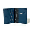 Passport Wallet with AirTag Pocket in RFID-Navy/Navy