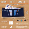 Global Minimalist Travel Wallet in RFID-Black/Black