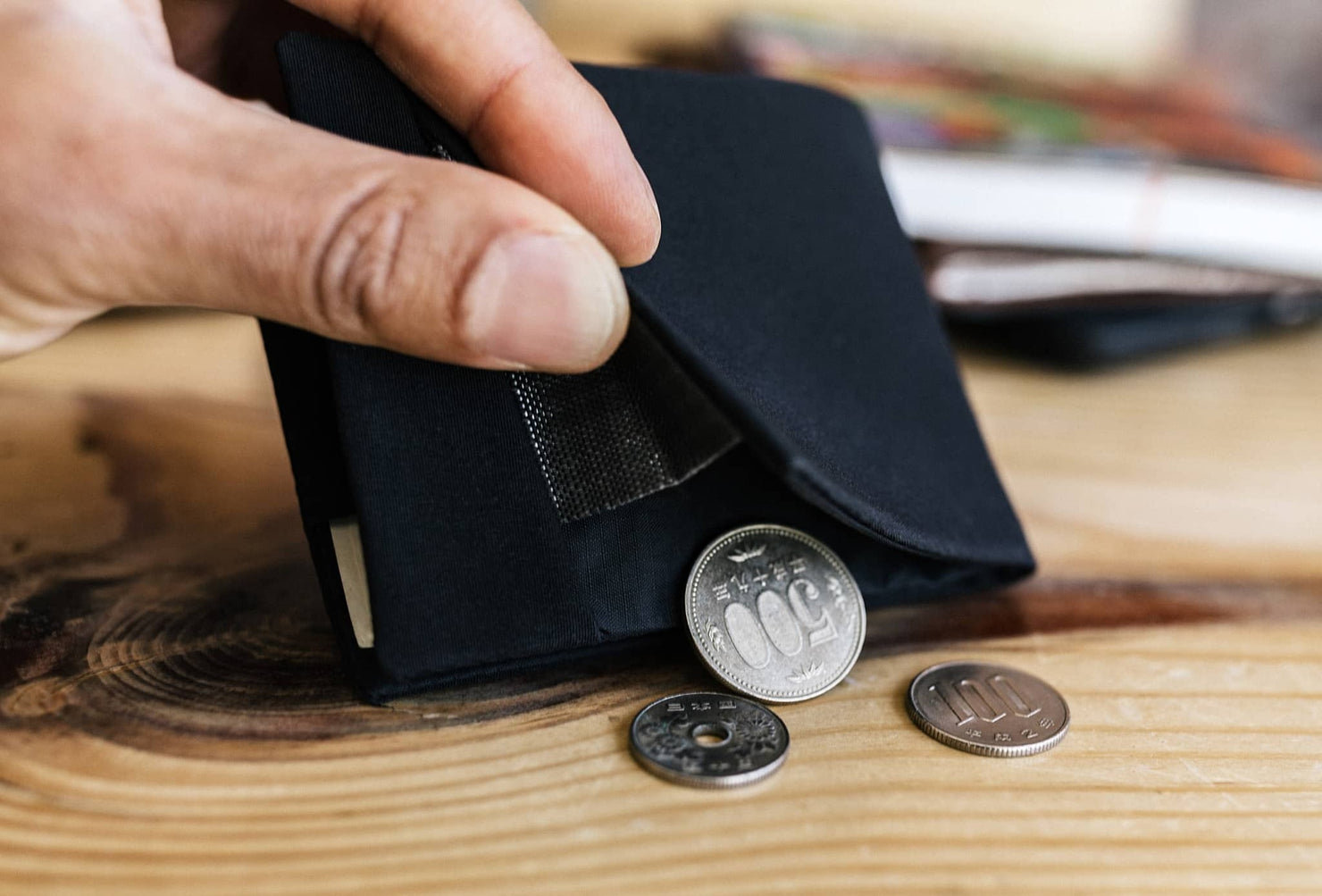 SlimFold Coin & AirTag Minimalist Wallet- Thinnest Wallet that holds ...
