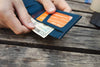 MICRO Soft Shell in Navy/Orange,RFID-Navy/Orange